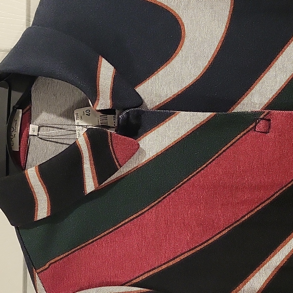 Colorful Abstract Patterned Cardigan/Blazer - Picture 3 of 11